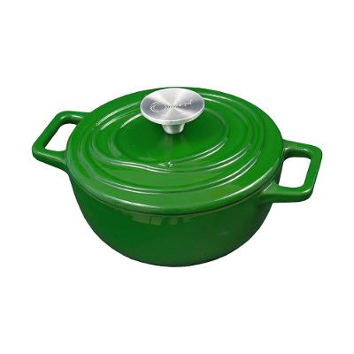 Caçarola de Ferro Fundido Esmaltado 22 cm Oxford Aroma Verde
