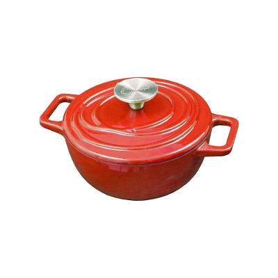 Caçarola de Ferro Fundido Esmaltado 18 cm Aroma Vermelho