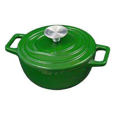 Caçarola de Ferro Fundido Esmaltado 24 cm Oxford Aroma Verde
