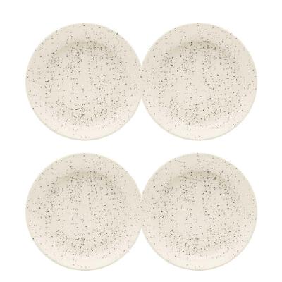 Jogo com 4 Pratos Fundos 20,5 Cm Oxford Flat Chuvisco