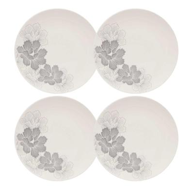 Jogo com 4 Pratos Rasos 26 Cm Oxford Unni Balance