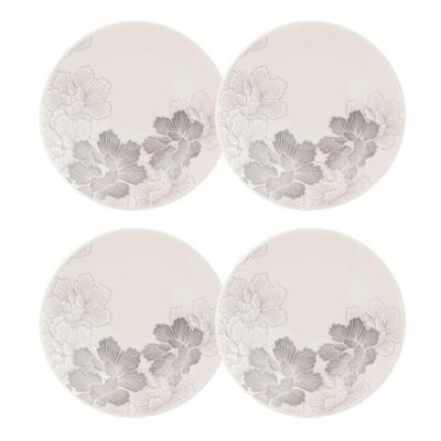 Jogo com 4 Pratos Fundos 20,5 Cm Oxford Unni Balance