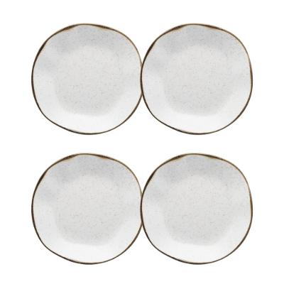 Jogo com 4 Pratos Fundos 22,5cm Oxford Ryo Maresia