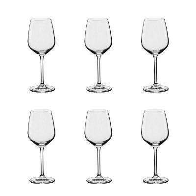 Jogo de 6 taças de Cristal Para Vinho Branco 388 Ml Classic