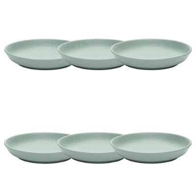Jogo de 6 Pratos Fundos 20,5cm Oxford Flat Oásis