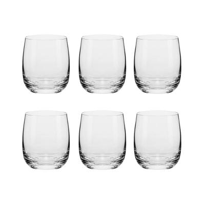 Jogo de 6 Copos De Cristal On The Rocks 360 Ml Oxford Touch Classic