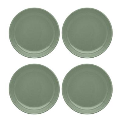 Jogo de 4 Pratos Fundos 20,5 Cm Oxford Flat Matcha