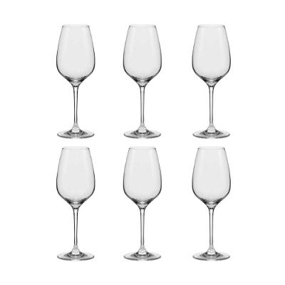 Jogo de 6 Taças De Cristal 340 Ml Slim Oxford Classic