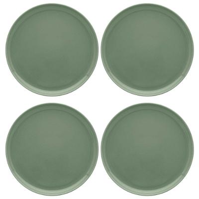 Jogo de 4 Pratos Rasos 26 Cm Oxford Flat Matcha