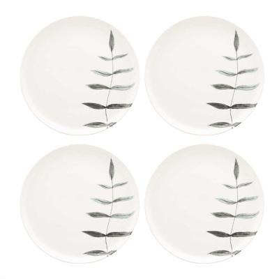 Jogo de 4 Pratos Rasos 26 Cm Oxford Flat Samambia