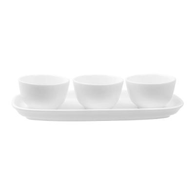 Conjunto de Servir 4 Peças Oxford Branco