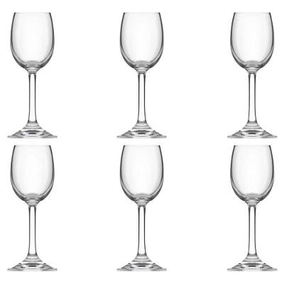 Jogo de 6 Taças de Cristal Para Licor 75 Ml Classic
