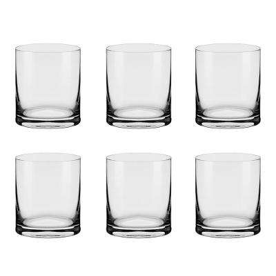 Jogo de 6 Copos de Cristal On The Rocks 390 Ml Flat Classic