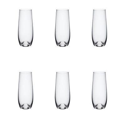 Jogo de 6 Copos de Cristal Espumante 230ml Easy Classic