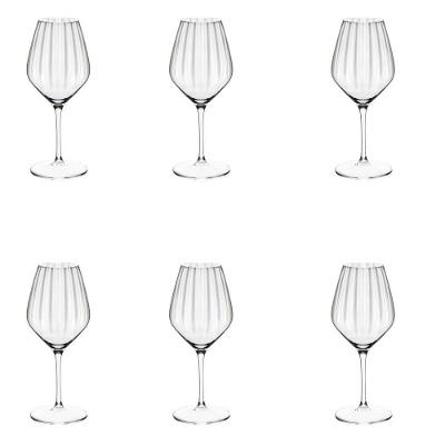 Jogo de 6 Taças de Cristal Vinho 360 Ml Proper Effect