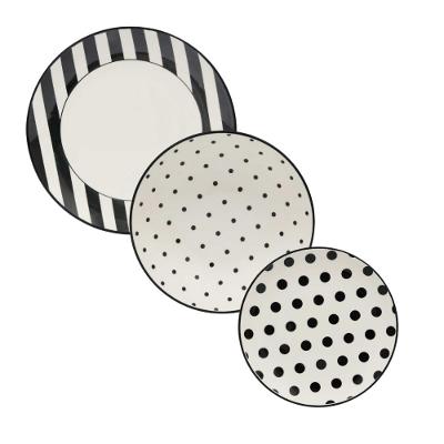 Aparelho De Jantar 18 Peças Unni Stripes and Dots