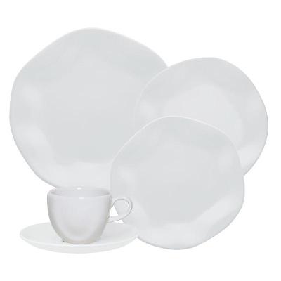Aparelho de Jantar E Chá 20 Pçs Oxford Ryo White