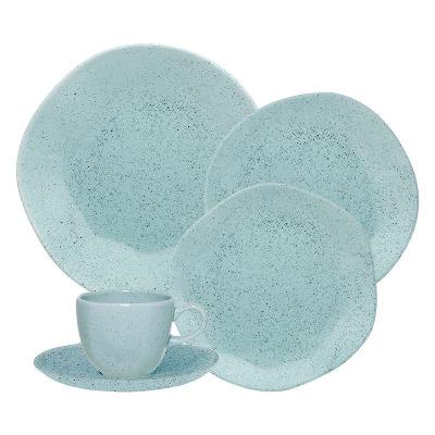Aparelho de Jantar E Chá 20 Pçs Oxford Ryo Blue Bay