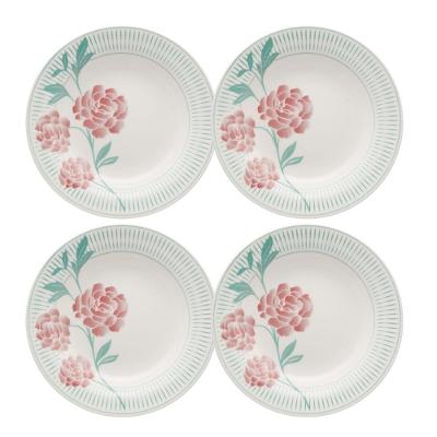 Jogo de 4 Pratos Fundos 21,5 Cm Donna Bloom
