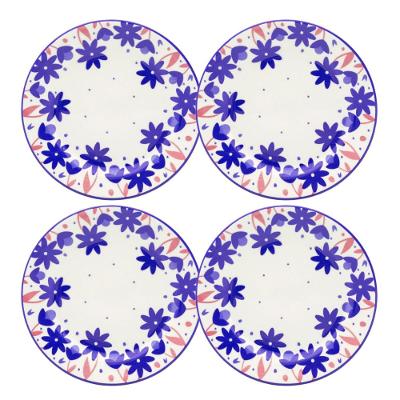 Jogo de 4 Pratos Sobremesa 18 Cm Donna Sossego