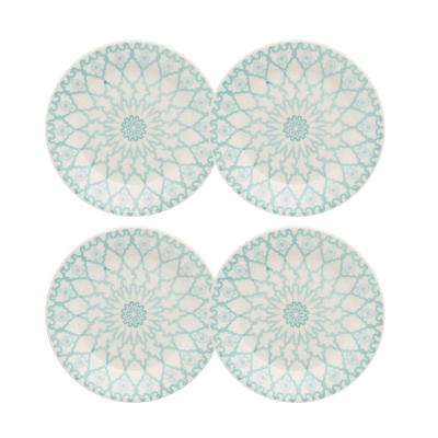 Jogo de 4 Pratos Sobremesa 18 Cm Donna Mandala