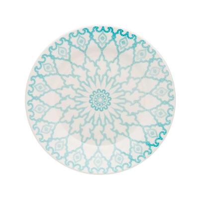 Jogo de 4 Pratos Rasos 24 Cm Donna Mandala