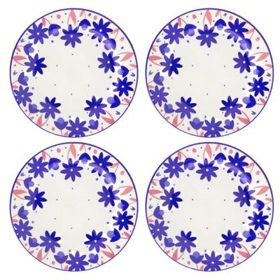 Jogo de 4 Pratos Rasos 24 Cm Donna Sossego