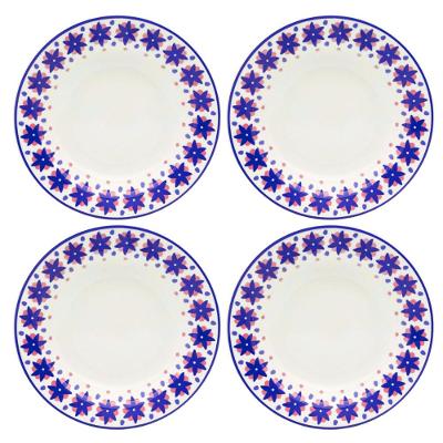 Jogo de 4 Pratos Fundos 21,5 Cm Donna Sossego