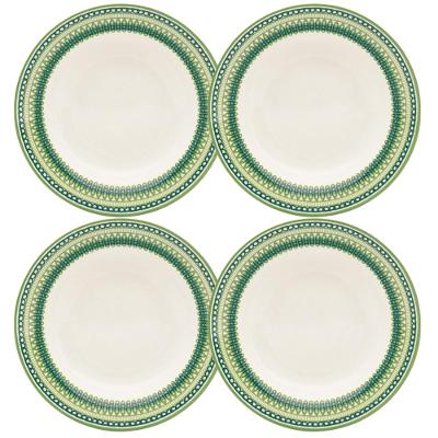 Jogo de 4 Pratos Rasos 24 Cm Donna Campestre