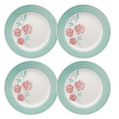 Jogo de 4 Pratos Rasos 24 Cm Donna Bloom