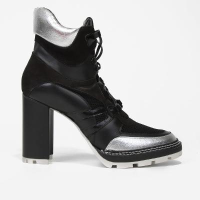 Bota Couro Carrano Salto Alto Grosso