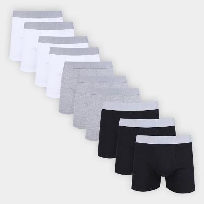 Kit Cueca Boxer Polo Wear 10 Peças
