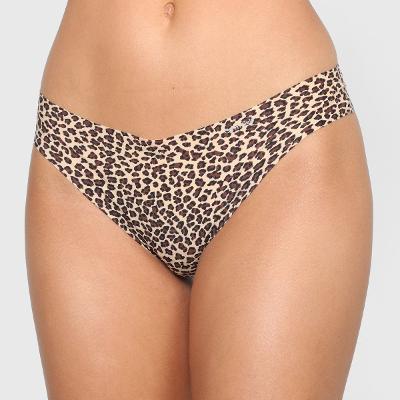 Calcinha Tanga Calvin Klein Hipster Onça Corte a Laser
