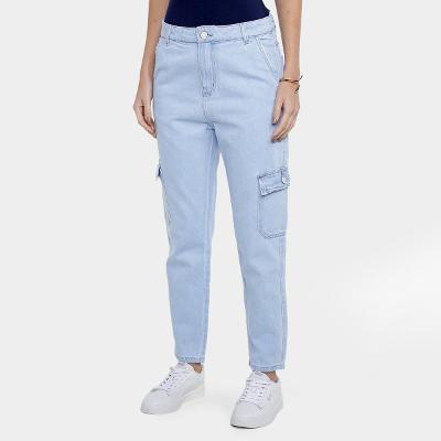 Calça Jeans Mom Sawary Feminina