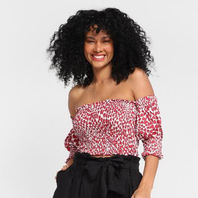 Blusa Ciganinha Loved Manga 3/4 Feminina
