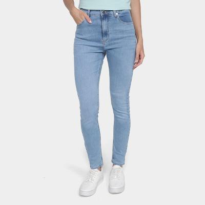 Calça Jeans Lacoste Slim Fit Feminina