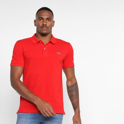 Camisa Polo Lacoste Slim Fit Piquet Masculina