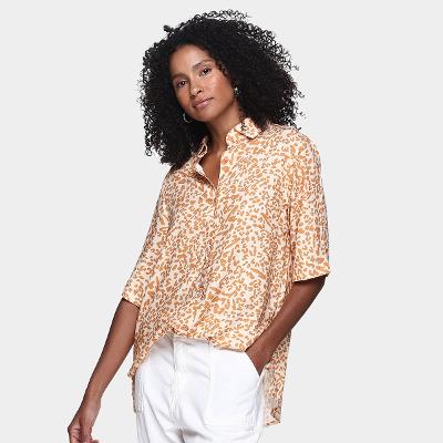Camisa All Is Love Animal Print Onça Feminina