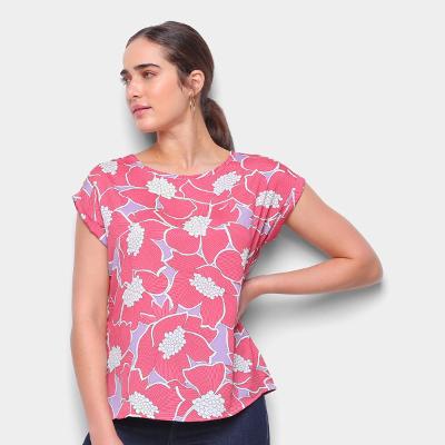 Blusa Favorita'S Básica Floral Feminina