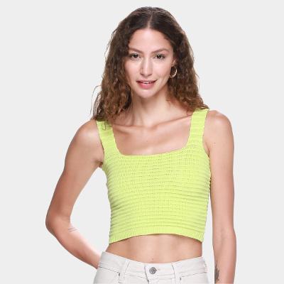 Top Oh, Boy!Tricot Canelado Feminino