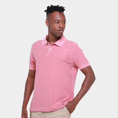 Camisa Polo Pierre Cardin Meia Masculina