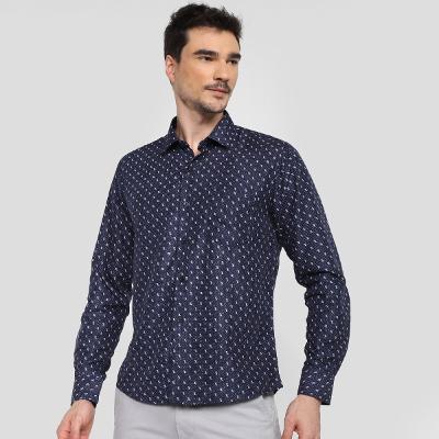 Camisa Black River Manga Longa Estampada Masculina