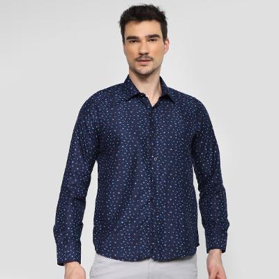 Camisa Black River Manga Longa Estampada Masculina
