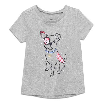 Camiseta Infantil GAP Dog Feminina