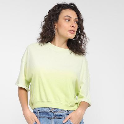 Camiseta Animale Jeans Raglan Feminina