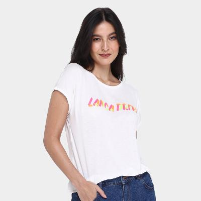Camiseta Lança Perfume Estampada Feminina