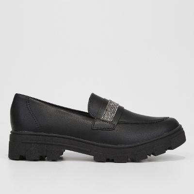 Mocassim Look Fashion Brilho Feminino