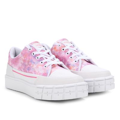 Tênis Tanara Flatform Tie Dye Feminino