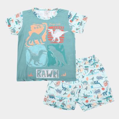 Pijama Curto Infantil Pingo Lelê Estampado Masculino