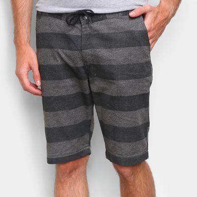 Bermuda Ecxo Básica Listrada Masculina